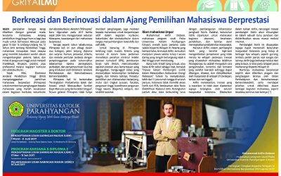 Berkreasi dan Berinovasi dalam Ajang Pemilihan Mahasiswa Berprestasi
