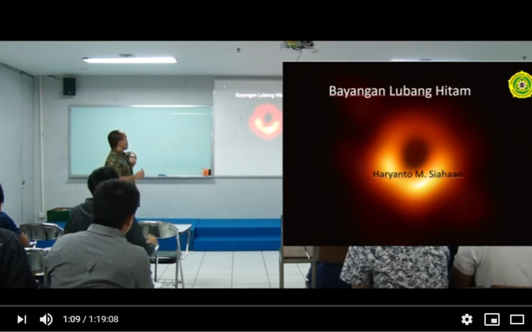 Video seminar: Citra pertama lubang hitam